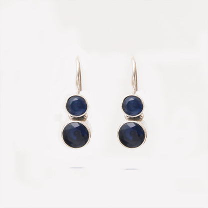 Cute Hydro Blue Sapphire Earrings