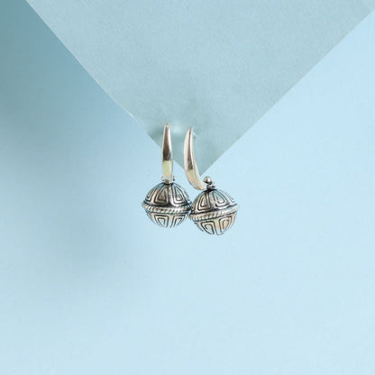 Carved Beads Earrings