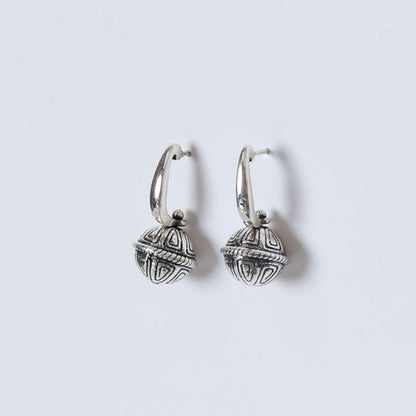 Carved Beads Earrings
