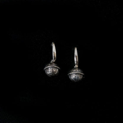 Carved Beads Earrings