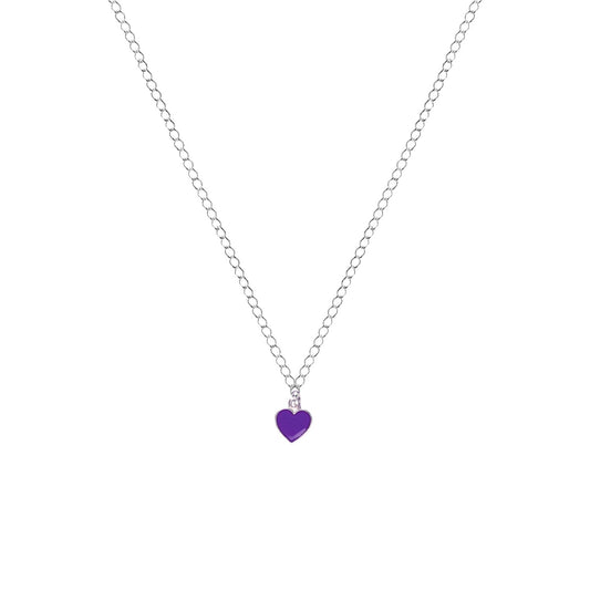 Purple Wisdom Heart Necklace, Playing Cards inspired Queen of Hearts | by lovedbynlanla