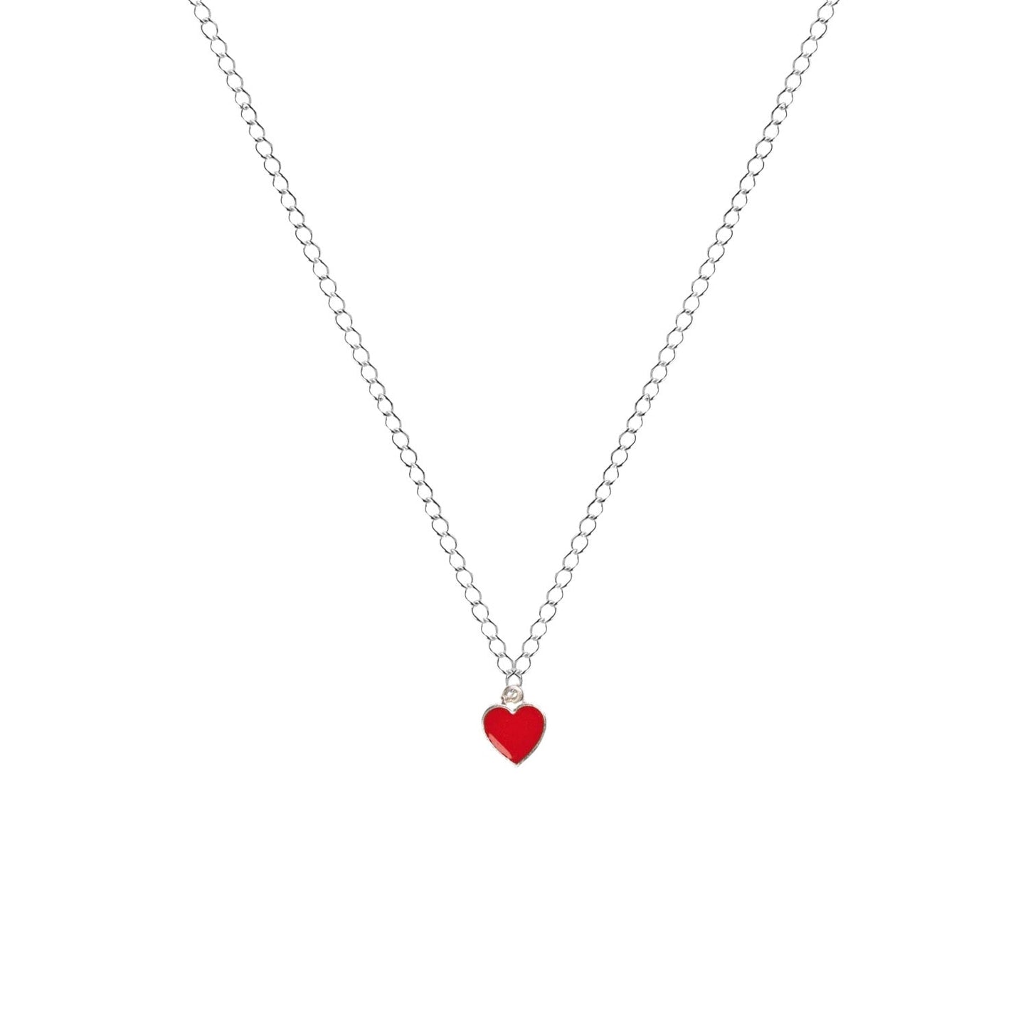 Classic Red Heart Necklace, Playing Cards inspired Queen of Hearts | by lovedbynlanla