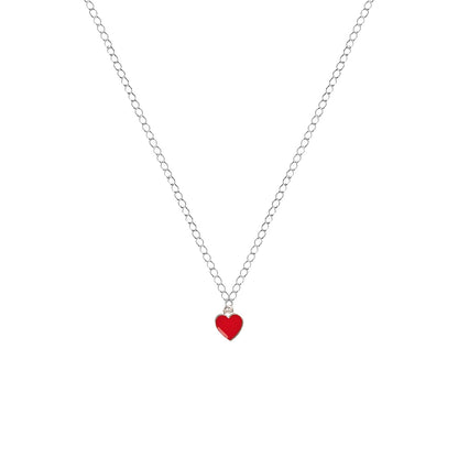 Classic Red Heart Necklace, Playing Cards inspired Queen of Hearts | by lovedbynlanla