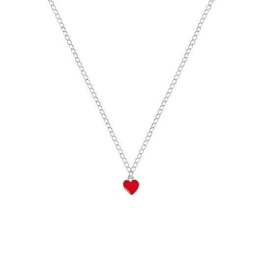 Classic Red Heart Necklace, Playing Cards inspired Queen of Hearts | by lovedbynlanla